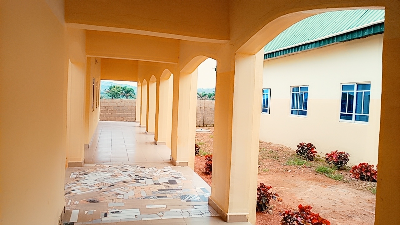 St Johns Hospital Arched Corridor Courtyard