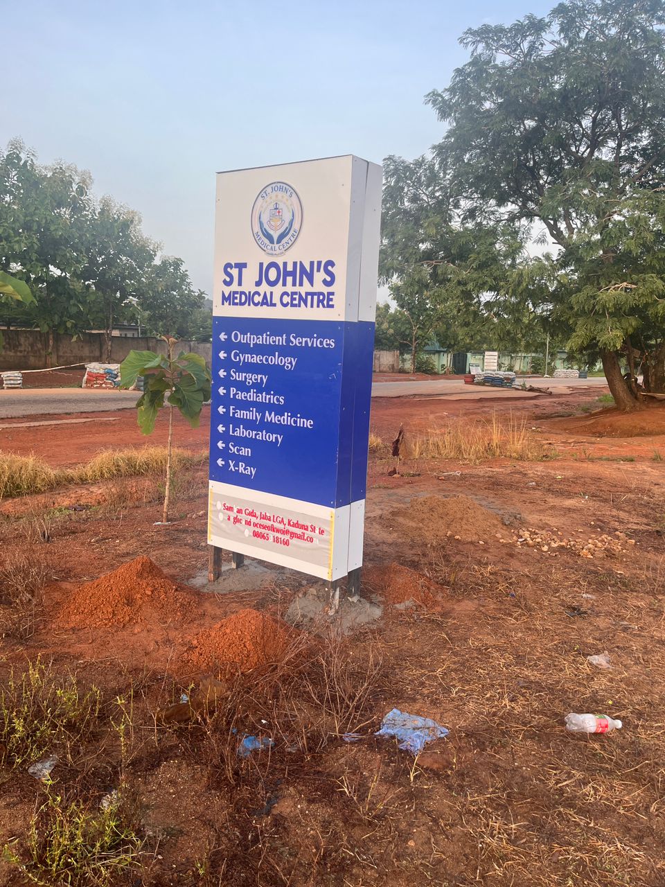 St Johns Medical Centre Signboard Front